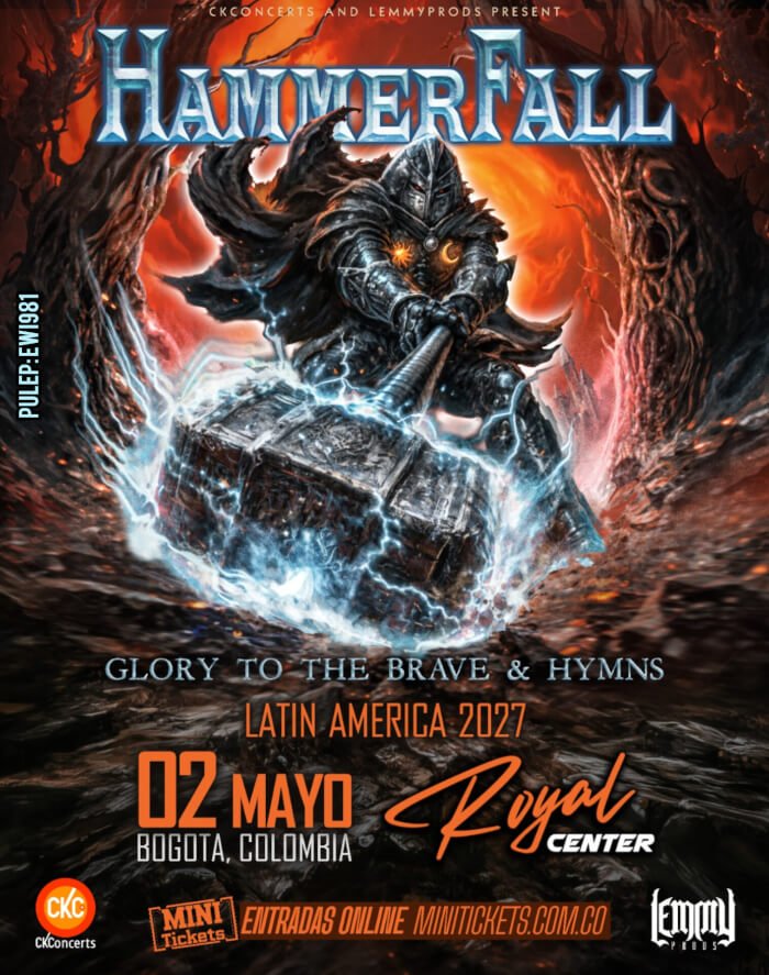 HAMMERFALL EN BOGOTÁ